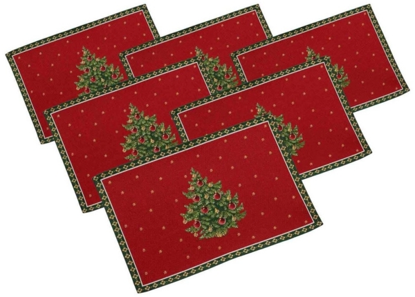 Villeroy & Boch Toy's Delight Gobelin Platzset Baum 48 x 32 cm 6er Set