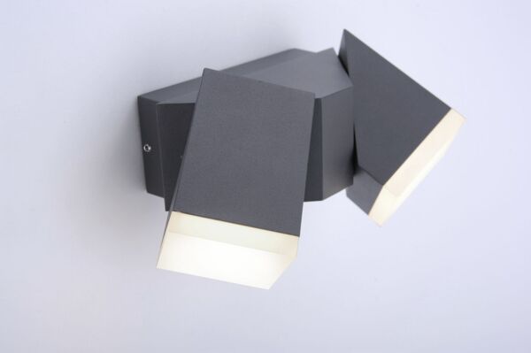 RYAN Paul Neuhaus Wand- und Deckenleuchte, anthrazit 2xLED-Board 5W 3000K Aussenleuchte, IP5416275 Bild 7