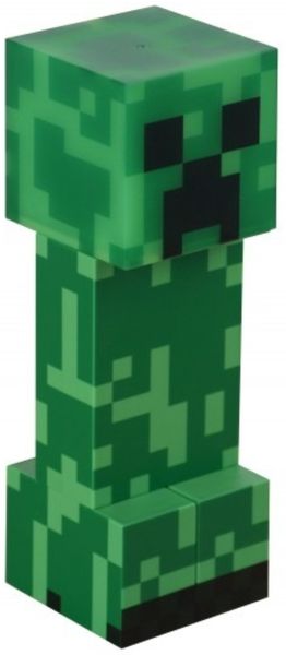 Minecraft 2 in 1 Lampe 26 cm Nachtlicht Taschenlampe mit USB-C und Akku