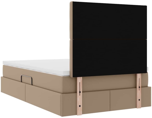vidaXL Aufbewahrungsbett Cappuccino 120x200 cm Kunstleder 3371664 Bild 10