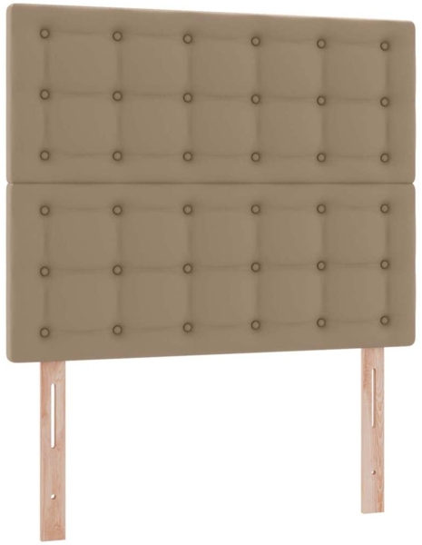 vidaXL Aufbewahrungsbett Cappuccino 120x200 cm Kunstleder 3371664 Bild 8