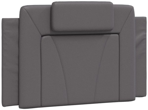vidaXL Bett "Viana" mit Matratze Grau 90x190 cm Kunstleder 3208764 Bild 5