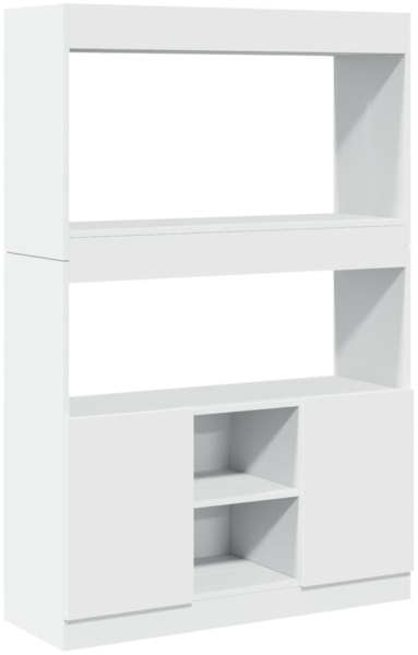 vidaXL Highboard Weiß 92x33x140 cm Holzwerkstoff 3309609 Bild 1