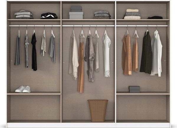 Rauch Schwebetürenschrank ELARA - Schlafzimmer Schwebetürenschrank in Grau metallic Bild 4