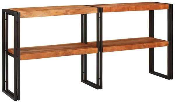 vidaXL Konsolentisch Braun 160 x 33 x 75 cm Massivholz Akazie 4104740