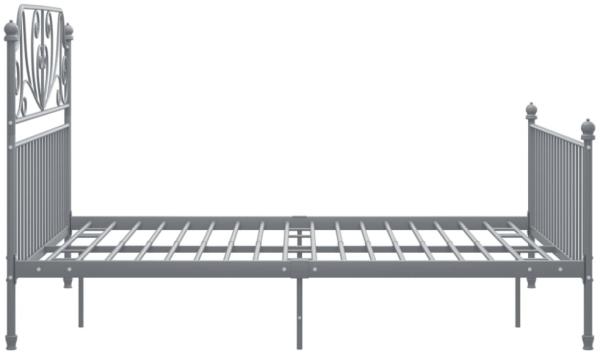 Bettgestell Grau Metall 160x200 cm [324855] Bild 2