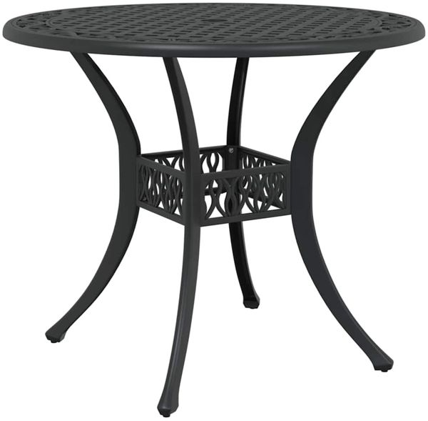 vidaXL Garten Essgruppe 7 pcs Schwarz Aluminium 3334721 Bild 6
