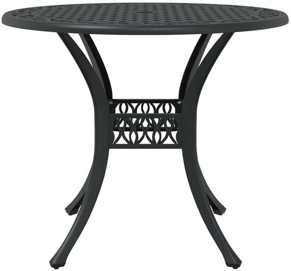 vidaXL Garten Essgruppe 7 pcs Schwarz Aluminium 3334721 Bild 8