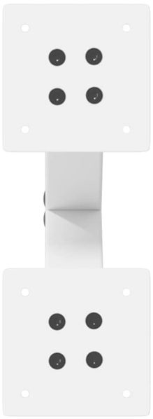 vidaXL Couchtischbeine X-Form 2 Stk. Weiß 28x(42-43) cm Stahl 4012889 Bild 7