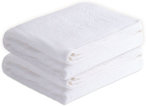 Sansibar Sylt Badetücher Sansibar Sylt Badetuch Saunatuch 2er Set Frottier-Serie „Classic“, (2-St), hochwertig gesticktes Sansibar Säbel-Logo, hautfreundlich