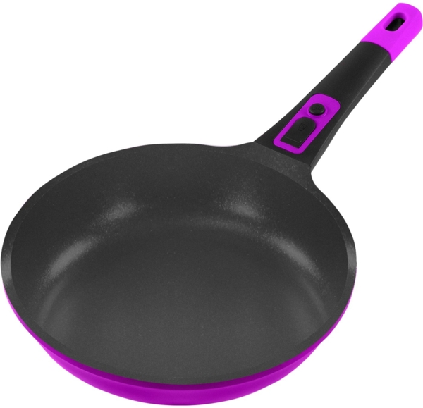 KING Bratpfanne »Click-Grip Xylan Plus Silver Diamond«, Aluminiumguss (Set, 1-tlg), Induktion, abnehmbarer Griff, XYLAN puls Silver Diamond-Beschichtung Bild 3