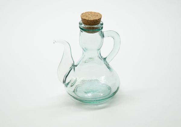 Ecogreen Flasche 250ml mit Ausgiesser Kork Verschluss & Henkel