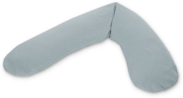 Bezug für das Original Theraline Stillkissen Nebelblau Feinstrick