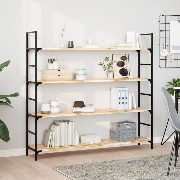 vidaXL Schweberegale 3 Stk. 120x30x2 cm Massivholz Akazie Unbehandelt 3279381