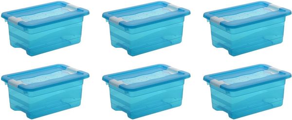 keeeper Aufbewahrungsbox cornelia (Set, 6 St), mit Deckel, Schiebeverschluss
