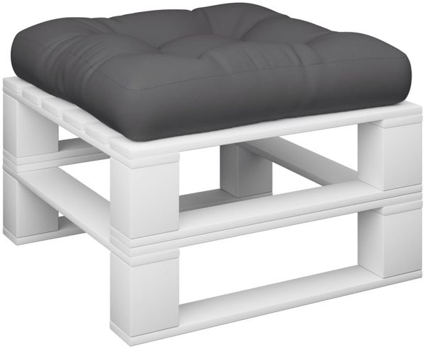 vidaXL Palettenkissen Anthrazit 60x60x12 cm Stoff 360447 Bild 3