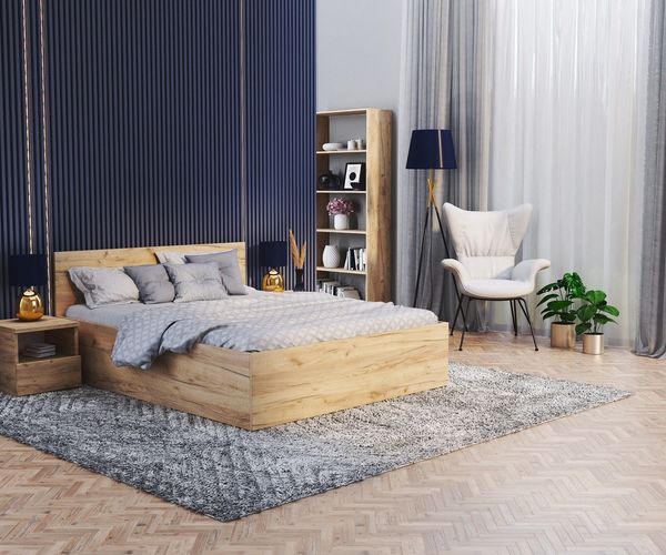 FDM Stauraumbett Bettgestell Bettrahmen Doppelbett 120x200, 140x200, 160x200, 180x200cm (MADE IN EU - Elternbett Doppelbett Gästebett Bett, optional mit Matratze + inklusive Lattenrost), Metallrahmen mit hydraulischer Klappfunktion