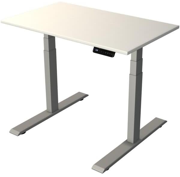 Kerkmann Steh-/Sitztisch Move 2 elektrisch Fuß silber 100x60x63-127cm