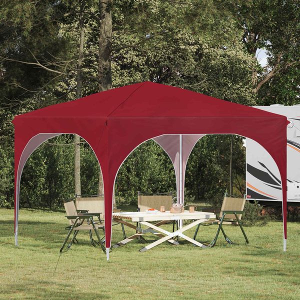 vidaXL Pop-up Partyzelt 290 x 290 x 245 cm Bordeauxrot 42019851
