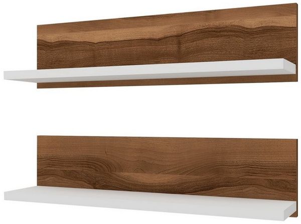 Skye Decor Wandregal 100% MELAMINE COATED PARTICLE BOARD, 15 cm x 13 cm x 60 cm N4405