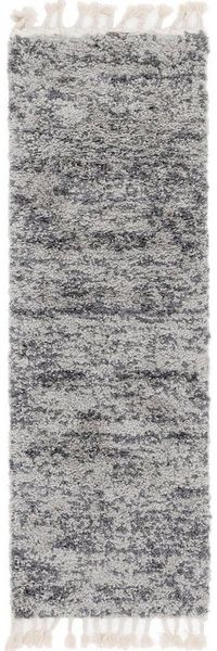 Myflair Möbel & Accessoires Hochflor-Läufer Top Shag, LAGERRÄUMUNG!, rechteckig, Höhe: 32 mm, Teppich-Läufer, gewebt, melierte Optik, weich & kuschelig, mit Fransen