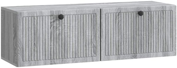 vidaXL Wandmontierter TV-Schrank Graues Sonoma 98 x 31 x 30 cm 898051