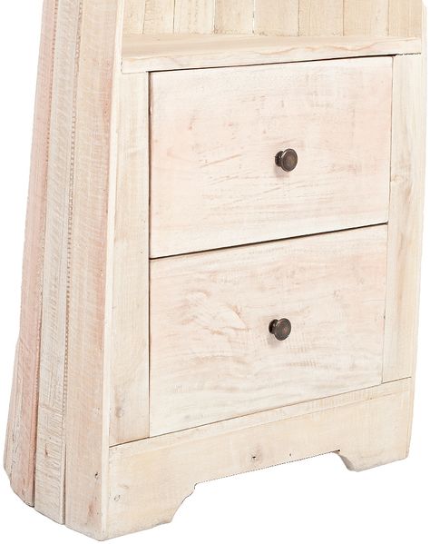 Bücherregal LACI White Antique 150cm Regal Bootsregal Eckregal Boot Shabby Bild 5