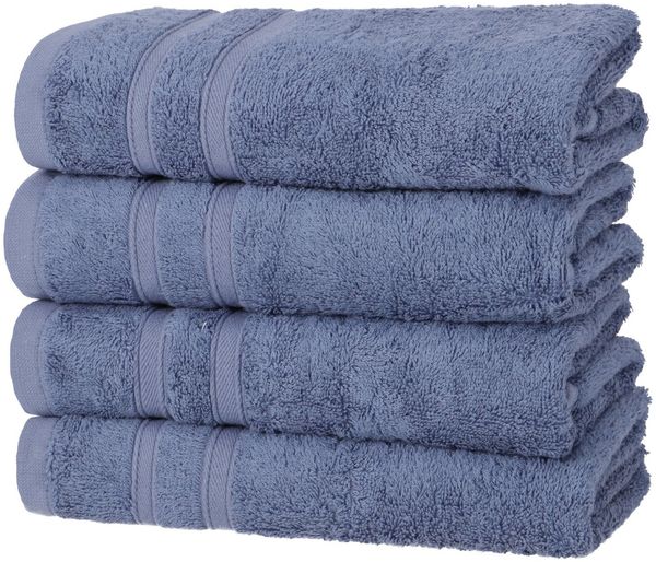 One Home Handtücher Komfort, Frottee (4-St), extra Saugfähig und Weich