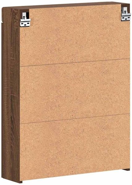 vidaXL Badezimmerspiegelschrank TULUM Braun Eichen-Optik Holzwerkstoff 880368 Bild 8