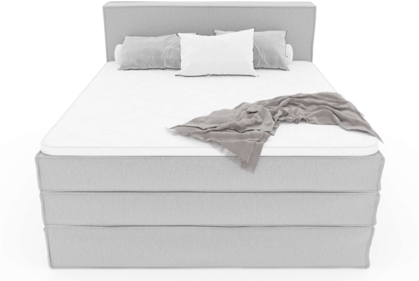 99rooms Santiago Boxspringbett Schwarz Velours KRONOS 160x200 cm Taschen-Federung Bild 6