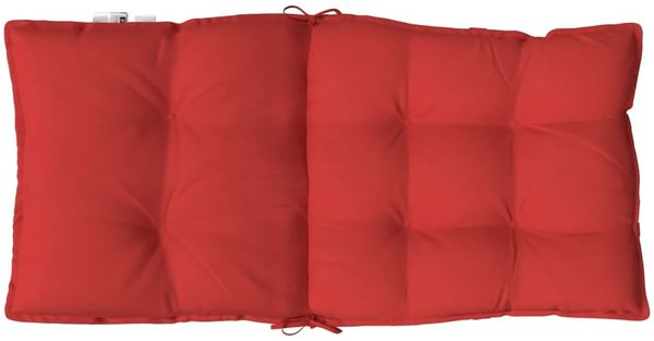 vidaXL Niedriglehner-Auflagen 4 Stk. Rot Oxford-Gewebe 377690 Bild 7