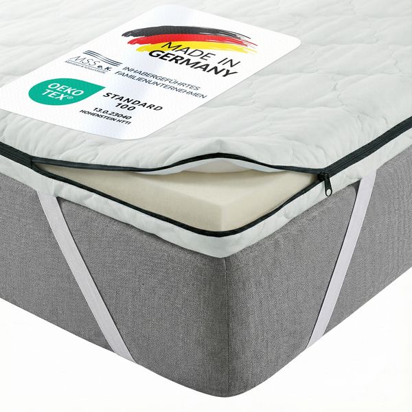 MSS® ProSoft Topper mit Bezug 100x200x6 cm
