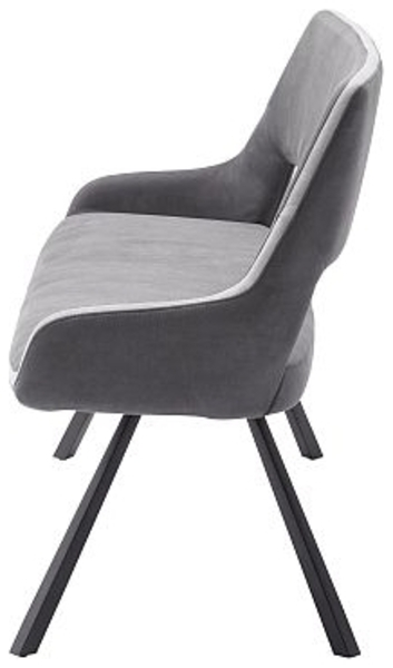 BAYONNE Bank - Dunkelgrau-Grau / 175cm