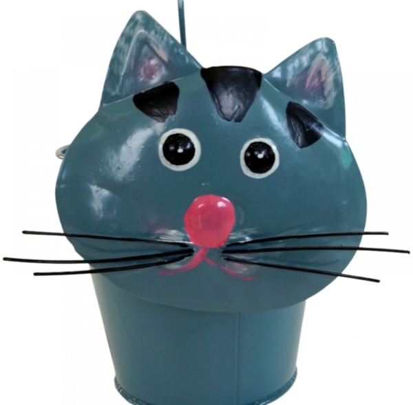 Blumentopf Katze - Gartendekoration