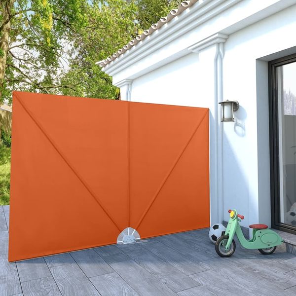 vidaXL Faltbarer Terrassen-Seitenfächer Terracotta-Rot 300×200 cm 44573