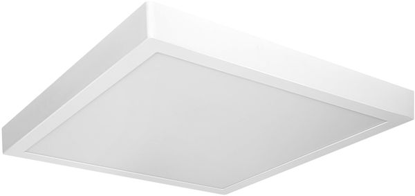 Osram SMART+ Matter Orbis LED-Downlight, eckig 400x400 mm, 22W, 1800lm, 3000–6500K, Matter over WiFi, Aluminium weiß