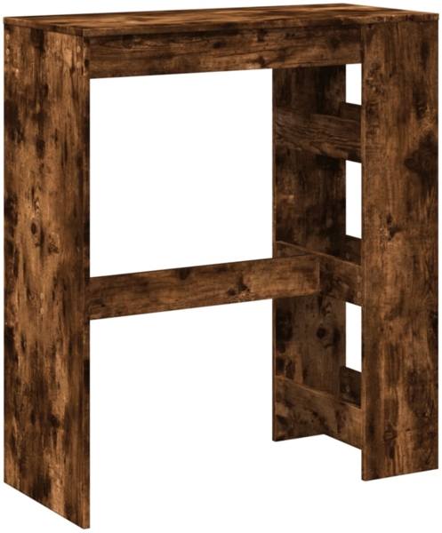 vidaXL Bartisch mit Regal, Holzwerkstoff, 90 x 40 x 103,5 cm, Räuchereiche Bild 5