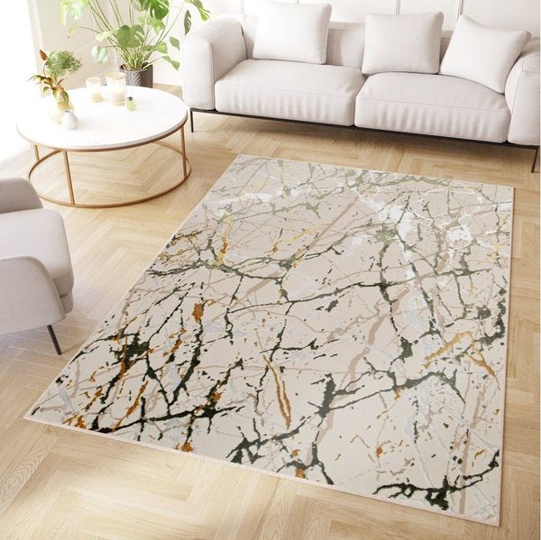 Tapiso Teppich CRYSTAL, rechteckig, Höhe: 8 mm, Wohnzimmer, Schlafzimmer, modern Design