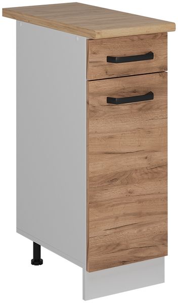 Küchenunterschrank R-Line Goldkraft Eiche 30 cm AP Eiche Vicco