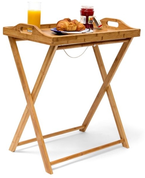 Tabletttisch Bambus 63,5 cm natur 10019136