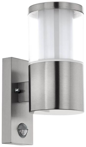 Eglo 'Castroverde' Wandleuchte in edelstahl - inklusive 1x 3,7W LED, 3000K, IP44