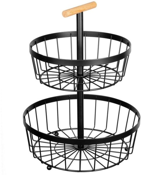 Brunbeste Brunbeste zweistufiger Obstkorb aus Stahl BB3107