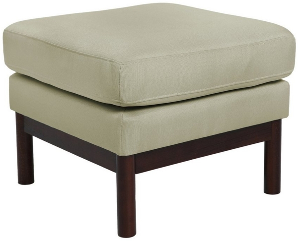 SVITA Hocker HOLLY, Sitzhocker, Fußhocker, gepolstert, Holzbeine, 56 cm x 56 cm