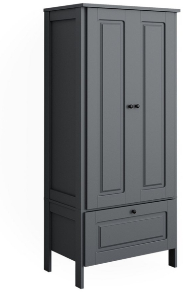 VitaliSpa® Kleiderschrank Ajaton, Grau, 83.3x187 cm