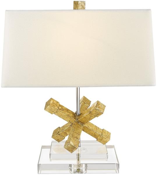 Elstead Lighting Jackson 1-Light Tischleuchte Gold 1-flammig E27 46cm