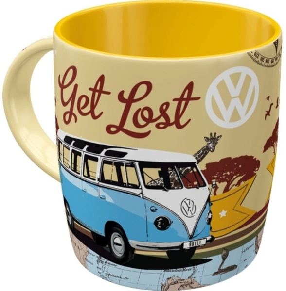 Nostalgic-Art Tasse Kaffeetasse - Volkswagen - VW Bulli Let's Get Lost