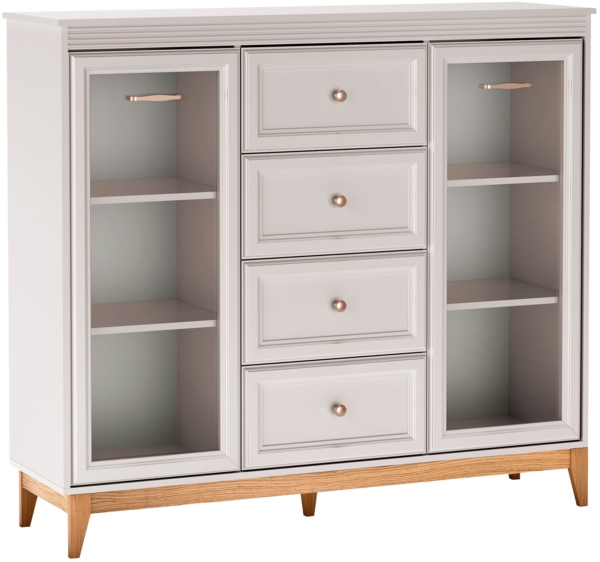 Kommode Winzalo W-07 (Farbe: Cashmere, ohne Beleuchtung)