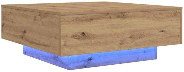 vidaXL Couchtisch Artisan-Eiche 80 x 80 x 31 cm Holzwerkstoff 863001
