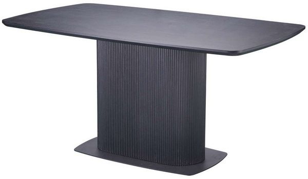 OTTO home Esstisch Daleton, Tischplatte und Standfuß mit Holzstruktur, pflegeleicht, Höhe 76 cm