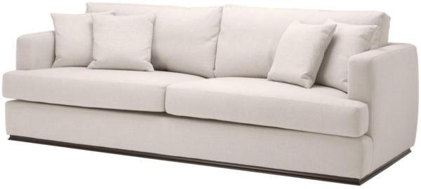 Casa Padrino Wohnzimmer Sofa Naturfarbig 234 x 103 x H. 86 cm